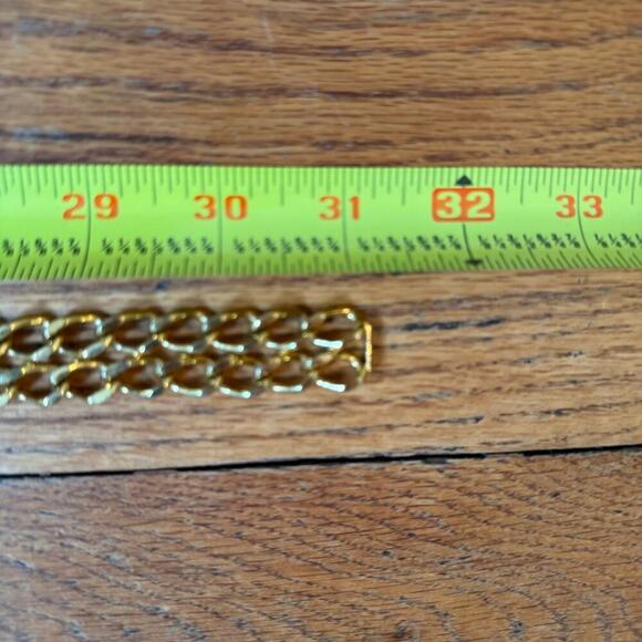 Chanel Vintage Double Layer Belt with CC Sunburst Medallion 31\
